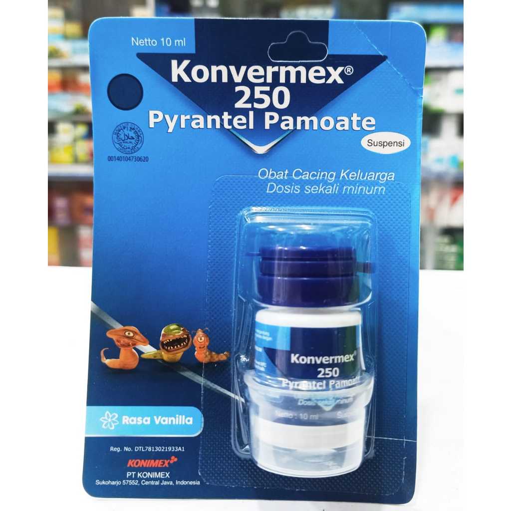 KONVERMEX 250 MG / 5 ML SUSP 10 ML